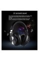 HAGUOHE 3 5-mm-Audio-Jack-Gaming-Headset mit 50-mm-Treiber weichen Ohrenschützern und geräuschunterdrückenden Mikrofon-Surround-Stereo-Gaming-Kopfhörern