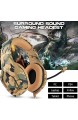 HUOGUOYIN Computer-Headset Headset Stereo Bass Surround PC Gaming Kopfhörer Spiel-Kopfhörer mit Mic for PC Handy for PS4 Xbox One D40 Gaming-Headset (Color : Camouflage Black)