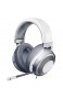 IRVING Headset Gaming Headset Kopfhörer leichte Aluminium-Rahmen-Retractable Nahbesprechungsmikrofon 7.1 Surround-Kopfhörer (Color : White)