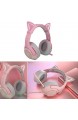 #N/A Rosa Gaming Headset für PC Laptop: 3 5mm / USB Virtuelle Surround Sound Katze Ohr Kopfhörer leichte Selbst-Anpassung Über Ohr Kopfhörer für Frauen - USB