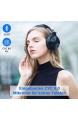 OneOdio Bluetooth Kopfhörer Over Ear [Bis zu 80 Stdn & BT 5.0] Geschlossene Musik Headphones Kabellos mit 50mm Treiber HiFi Stereo Faltbares Bass Headset mit Mikrofon für Laptop/Handy/PC