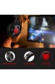 Onikuma Gaming Headset mit Mikrofon Surround-Sound-Kopfhörer mit Rauschunterdrückung und LED-Licht verkabelt 3 5 mm