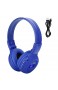 Rodipu High-Fidelity-Stereo-Surround-Super-Bass-Kopfhörer omnidirektionaler Mikrofon-Design-Kopfhörer drahtloses Bluetooth für zu Hause im Büro im Freien (Blue)