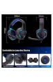 Sxgyubt Gaming-Headset 3 5 mm kabelgebunden Stereo Surround-Kopfhörer Schwarz One size