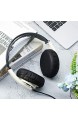 100 Stück Kopfhörer-Ohrpolster Einweg-Vlies-Ohrpolster dehnbar passend für die meisten On-Ear-Kopfhörer (schwarz 11 cm)