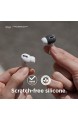 elago AirPods Pro Ear Tips Ohrstöpsel Abdeckung Kompatibel mit Apple AirPods Pro Ohrpolster [Passt ins Ladecase] (2 Paare von 2 Farben) (Dunkelgrau/Weiß)
