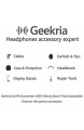 Geekria QuickFit Protein Leather Ersatz-Ohrpolster für Kopfhörer SteelSeries SIBERIA 800 840 Headphone Ohrpolster Earpads Repalcement