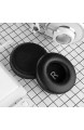Geekria QuickFit Protein-Leder-Ohrpolster für ÂKG K550 K551 K553 MKII Kopfhörer Ersatz-Ohrpolster Ohrmuscheln Ohrpolster Reparaturteile (schwarz)