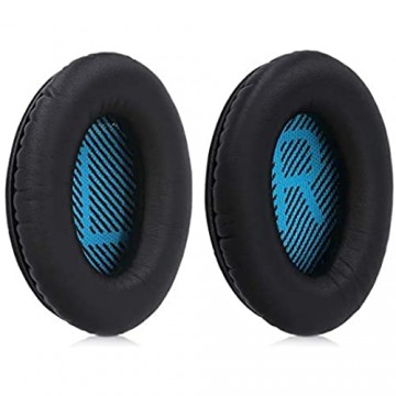kwmobile 2X Ohrpolster kompatibel mit Bose Soundlink Around-Ear Wireless II Kopfhörer - Kunstleder Ersatz Ohr Polster für Overear Headphones