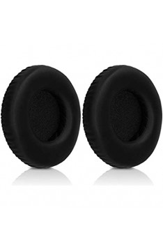 kwmobile 2X Ohrpolster kompatibel mit Sony MDR-V55/BR Kopfhörer - Kunstleder Ersatz Ohr Polster für Overear Headphones