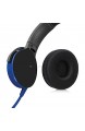 kwmobile 2X Ohrpolster kompatibel mit Sony MDR-XB450AP / XB550 / XB650 Kopfhörer - Kunstleder Ersatz Ohr Polster für Overear Headphones