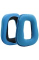 MMOBIEL Ohrpolster Ear Pads Ersatz kompatibel mit Logitech G35 G930 G430 F430 F450 Kopfhörer (Blau)