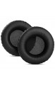 Schwarze Ohrpolster Ersatz-Ohrpolster aus Schaumstoff Kompatibel mit Sony MDR-RF6500 RF6500 MDR RF 6500 Headset-Kopfhörer Protein-Leder