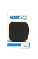 EAZY CASE Universal Tasche für In-Ear Kopfhörer mit Netzfach - Hardcase Aufbewahrungsbox Schutztasche mit umlaufenden Reißverschluss extra klein eckig Gelb