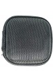 JBSTK 2 Stücke Universal Tasche für In-Ear Kopfhörer mit Netzfach - Hardcase Aufbewahrungsbox Schutztasche mit umlaufenden Reißverschluss extra klein Schwarz