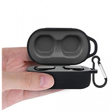 kwmobile Hülle kompatibel mit Skullcandy Sesh Kopfhörer - Silikon Schutzhülle Case Cover Schwarz