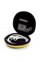 MyGadget Kopfhörer Aufbewahrung - Mini Tasche Schutztasche Transport Box - Zubehör für z.B. In Ear Case Ohrhörer iPod Shuffle USB Sticks - Gelb