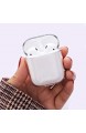 Qinlee Kopfhörertasche für Airpods 1 2 Durchsichtiges Bluetooth-Headset Kopfhörer Durchsichtige Hartschalen-Hülle Tasche Hülle für drahtloses Bluetooth-Zubehör (transparent)