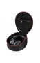 Thomson On-Ear/Over-Ear Kopfhörer Tasche (Case zur Aufbewahrung von Headphones passend für Sony JBL Bose Sennheiser Travel Case mit Reißverschluss und Zubehör-Netzfach Headphone Box) schwarz