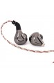 4-adriges silbernes Kupfer-gemischtes Upgrade-Kopfhörerkabel Upgrade 2-poliges abnehmbares Kopfhörerkabel Ersatz-Kopfhörerdraht 3 5 mm Stecker für BLON BL-03 Kopfhörer (3 5 mm Stecker gemischt)