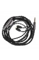 Docooler MMCX-Stecker Ersatz-Kopfhörerkabel 3 5 mm verkabelt abnehmbare Kabel Inline-Steuerung mit Mikrofon für Shure SE535 SE846 UE900 Kopfhörer