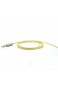 MiCity Ersatz-Audio-Verlängerungskabel für B&W Bowers & Wilkins P5 II P7 Kopfhörer Ocean Heart Cable (gelb)