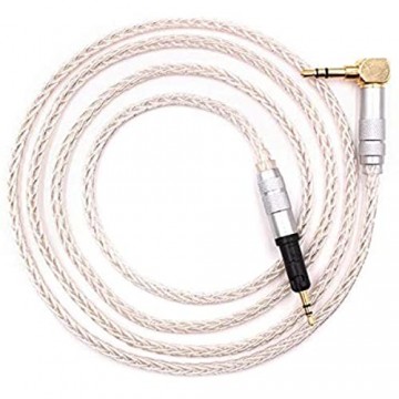 Micity Ersatzkabel für Audio Technica ATH-M50x ATH-M40x ATH-M70x Kopfhörer/Upgrade-Kabel/Kopfhörer-Verlängerungskabel (Silber2)