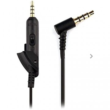 REYTID Ersatz Audiokabel kompatibel mit Bose quietcomfort 15 / qc15 / qc2 Kopfhörer - kompatibel mit iPhone & Android
