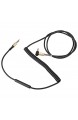 Wendry 3 5 mm Headset-Kabel Ersatz-Audiokabel Kabel Kopfhörer Verlängerungskabel mit Mikrofon Headset-Mikrofonkabel für Marshall II
