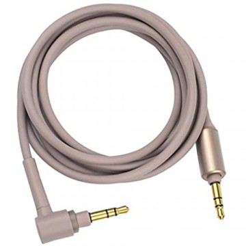 WH1000XM3 Kabel Ersatz Audio Verlängerungskabel Kompatibel mit Sony WH-1000XM3 WH-1000XM2 MDR-1000X MDR-100ABN MDR-1A WH-H900N WH-H800 Bluetooth Noise Cancelling Kopfhörer. (Silber)