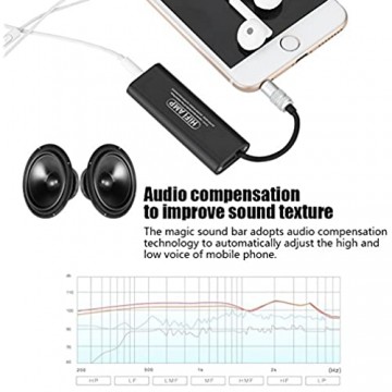 Asixxsix Tragbarer HiFi-Verstärker schwarz HiFi-tragbarer 3 5-mm-Stereo-Kopfhörer-Audioverstärker AMP für Mobiltelefon-PC-Headset Stereo-Kopfhörer-AMP