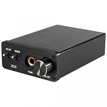 GHFP XU20 Tragbarer SPDIF/Koaxial-Eingang HiFi Optical Fidelity-Stereo-Kopfhörer-Verstärker