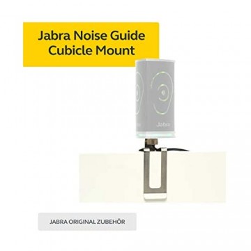 Jabra Noise Guide Cubicle Mount Trennwand-Halterung – Jabra Noise Guide Zubehör – zur Befestigung des Noise Guides an Trennwänden – Silber