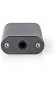 Nedis - DAC-Verstärker - für Kopfhörer - SNR 95 dB - HDR 90 dB - Bis zu 24 Stunden Wiedergabedauer - Kopfhörerbuchse - USB-auf-Micro-USB-Kabel - Stereo - Built-In Lithium-Polymer - 200 mAh Akku