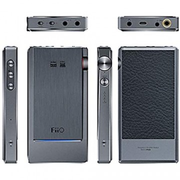 oneforus FiiO Q5S Bluetooth Decoder Verstärker Mobiler Computer Computer Tragbarer Kopfhörerverstärker HiFi-ausgeglichene All-in-One-DSD-Hard-Lösung (Version Typ C) (Titan)