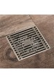 CCLLA Duschrinne Bodenablauf aus Bronze Deodorant mit großem Durchfluss Insektenschutzmittel und antiker Bodenablauf gegen Überschwemmungen im Badezimmer
