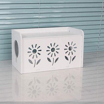 DLYDSSZZ Kabel-Aufbewahrungsbox Kabel-Aufbewahrungsbox Schreibtisch-Kabel-Veredelungsbox | TV-Kabel-Verlängerungsbox für Drahtbearbeitung im Home Office (Farbe: Sonnenblume Größe: 261315 cm)