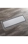 DYR Badezimmer Küche Edelstahl Bodenablauf 100 * 100 mm quadratisch rund 110 * 300 mm Rechteck H119 (110 * 300 mm)