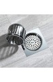 DYR Balkonbodenablauf 100x100mm verchromter Kupfer Geruchsresistenter Abfluss Bodenablauf für modernes minimalistisches Badezimmer High Style