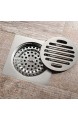 DYR Kupferbodenablauf gebürsteter und geruchsresistenter Badezimmerbodenabfluss Insektenschutz und Rückflussschutz mit großem Durchfluss 0023