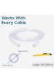 Kabelschutz für Haustiere flexibel geruchlos für Katzen und Hunde elektrische Strom- und Ladekabel für Beleuchtung Ethernet Cinch und HDMI-Kabel 2mm dick universeller Schutz