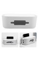 Robuste und langlebige Mehrzweck-Steckdosenleiste aus ABS-Material Weiße USB-Kabel Steckdosenleisten für Drähte Bessere Sicherheit(Gray)