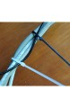 100 Stück Profi Kabelbinder Industriequalität schwarz 200 mm x 3 6 mm Industrie stark 18 2 kg Zugkraft Nylon cable ties für Industrie PC Garten von Damstone