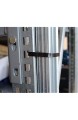 1000 Stück Profi Kabelbinder schwarz Industriequalität 100 mm x 2 5 mm 8 1kg Zugkraft Nylon cable ties für Industrie PC Garten von Damstone