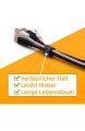 Flexowire Klett Kabelbinder 10mm x 10 m frei zuschneidbar - wiederverwendbar Kabelbinder Klettband Rolle Kabelmanager (10 m)