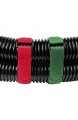 Hama Klett Kabelbinder wiederverschließbar (Kabelbinder mit Klettverschluss zum Wiederverwenden flexibles Kabelmanagement zur Fixierung von Kabeln Schläuchen und Rohren 250 mm 9 Stück) farbig