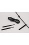 Hicab 10x Klett-Kabelbinder mit Schlaufe (Loop) 17 cm schwarz. Ideal für Ladekabel mobiler Geräte. Klettbinder aus sehr hochwertigem dichten Haken- und Flausch-Material (doppelseitig). 14 mm Breit