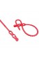 Kabelbinder Kugelbinder Blitzbinder rot mit Doppelkopf Auswahl Größe und Menge Menge:100 Stueck Größe:240 mm