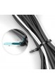 KabelDirekt – Kabelbinder wiederverschließbar (7 4mm x 300mm) (lösbare und Wiederverwendbare Mehrweg Kabelbinder 100 Stück Nylon flexibel schwarz) – TOP Series