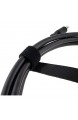 Klett-Kabelbinder - 20mm x 10m - Klettband für Kabel - zuschneidbar schwarz